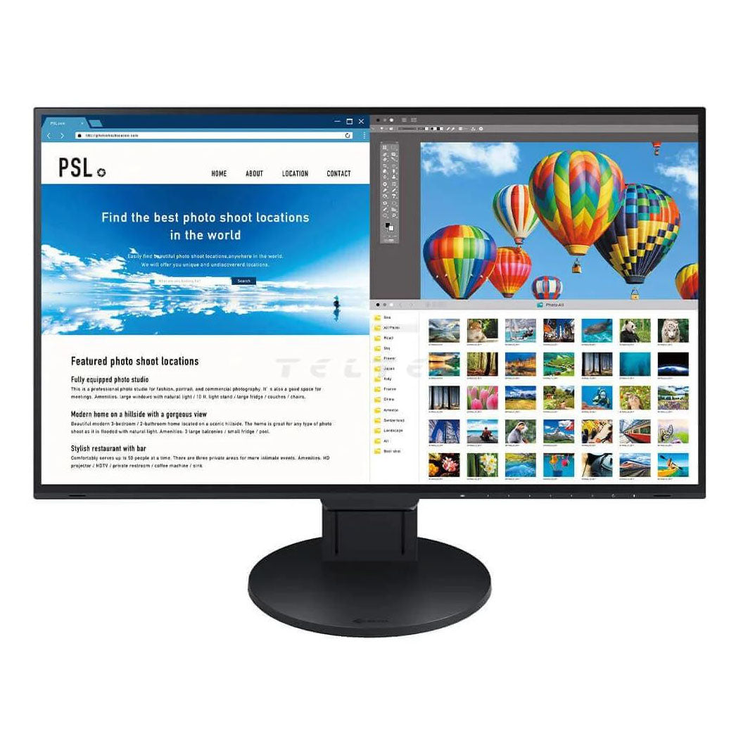 EIZO FlexScan EV2785 BK - 27" IPS W-LED Monitor (UHD) 3840 x 2160